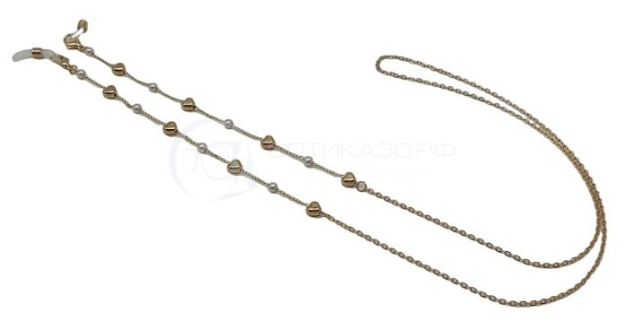 Цепочка для очков Сердечки