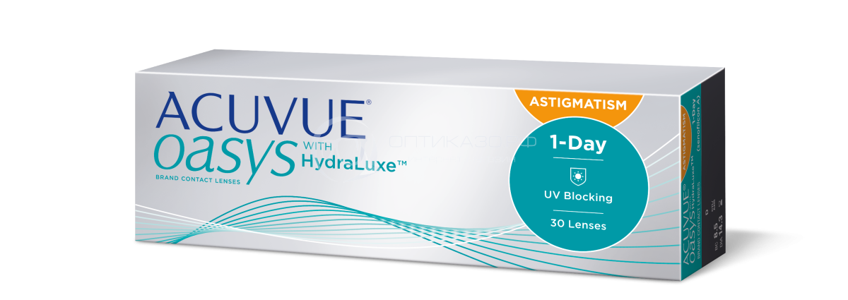 ACUVUE® OASYS 1-Day with HydraLuxe® for ASTIGMATISM